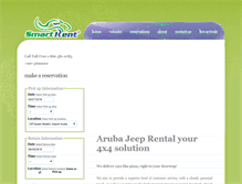 Tablet Screenshot of jeeprentalaruba.com